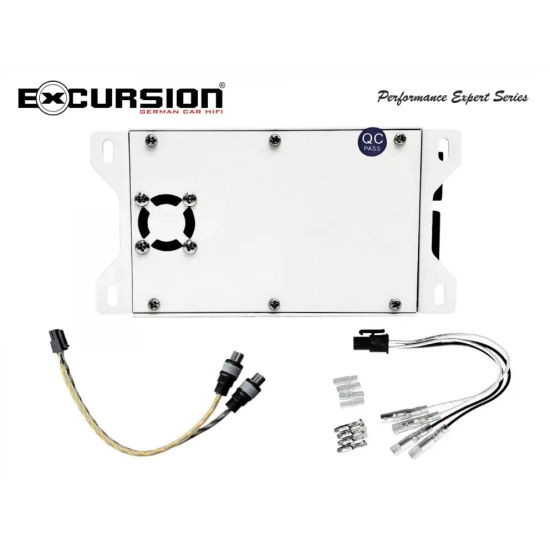 Excursion PXA-30 2-kanałowy mini wzmacniacz samochodowy do fabrycznych systemów audio - moc RMS: 2x175-250 / 1x500W, klasa FRD, wej. High/Low, Auto On